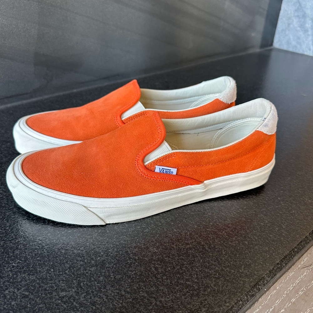 Vans OG 59 LX Slip On Orange Suede